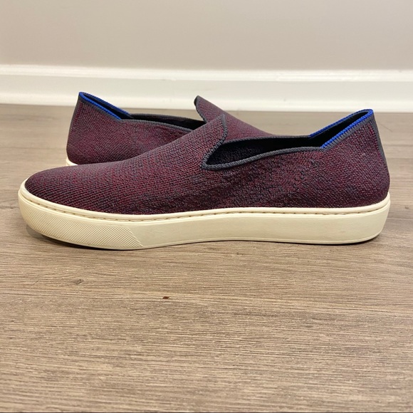 Rothy's The Sneaker Fig Python Purple Slip On - Picture 11 of 12